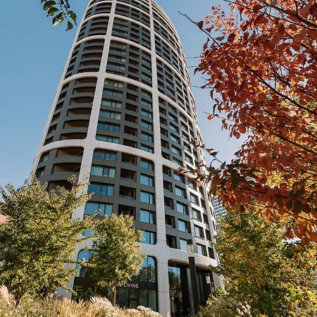 Skau Sky Park Blue By Zaha Hadid 21 Floor 2 Tower Panoramic View Free Parking *