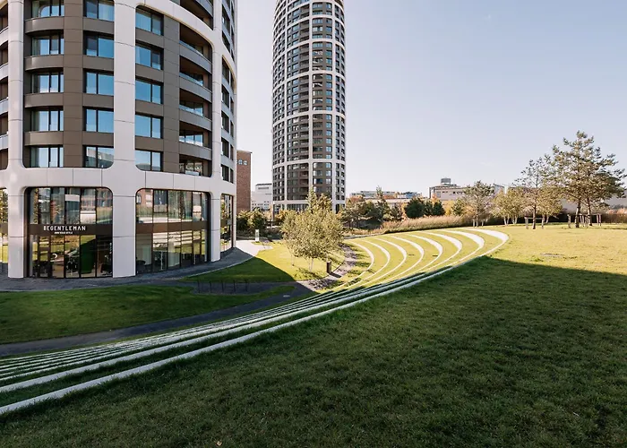 Skau Sky Park Blue By Zaha Hadid 21 Floor 2 Tower Panoramic View Free Parking * Братислава