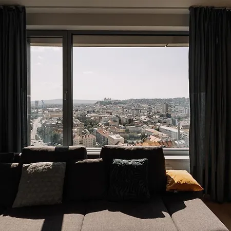 Skau Sky Park Blue By Zaha Hadid 21 Floor 2 Tower Panoramic View Free Parking Apartman *
