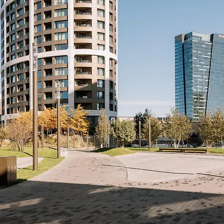 Apartman Skau Sky Park Blue By Zaha Hadid 21 Floor 2 Tower Panoramic View Free Parking